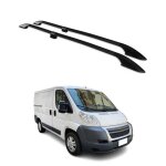 Barres de toit longitudinales pour citroen jumper 2006 - 2025 noir 4x