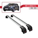 Barres de toit pour mini clubman f54 2016 - 2024 ace - 2 railing porte - bagages de voiture gris aluminium ...