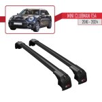 Barres de toit pour mini clubman f54 2016 - 2024 ace - 2 railing porte - bagages de voiture noir aluminium ...