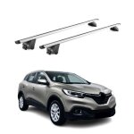 Barres de toit transversales pour renault kadjar 2015 - 2022 alu argent� 2x abe
