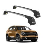Barres de toit turtle air - 2 kia sportage nq5 2022 2023 2024 (suv) argent