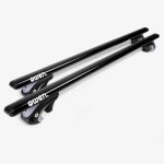 Barres de toit universelles - owen 5. 0 - noir - aluminium - 120 cm - rails ouverts ou ajourés Barres de toit universelles - owen 5. 0 - noir - aluminium - 120 cm - rails ouverts ou ajourés