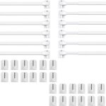 Barres de vitrage extensible tringle a rideaux extensibletringle rideau sans percage rglable tringle ...