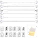 Barres de vitrage extensible tringle a rideaux extensibletringle rideau sans percage rglable tringle ...