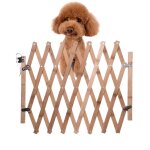 Barrière en bois pour chien porte coulissante réglable et rétractable parfaite pour les escaliers et ... Barrière en bois pour chien porte coulissante réglable et rétractable parfaite pour les escaliers et ...