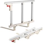 Barrire de lit adulte 69x40cm barre protection lit rglable personnes ges pliable rail de protection ...