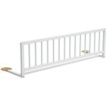 At4 - barrière de lit enfant essentiel en bois blanc - taille unique At4 - barrière de lit enfant essentiel en bois blanc - taille unique