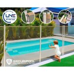 Barri�re piscine d�montable securipool sable 5m fixations 16mm