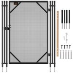 Barrire de piscine pliable - vevor - barrire clture piscine - 4 x 25 pieds - portail - avec loquet ...