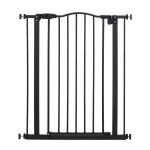 Barri�re de s�curit� pour chien - pawhut - extensible 74 - 80 cm - fermeture automatique - fixation par ...