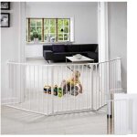 Barri�re de s�curit� flex l - baby dan - blanc - fixation murale - r�glable