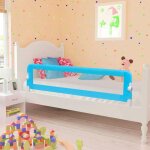 Barrière de sécurité de lit d enfant bleu 120x42 cm polyester Barrière de sécurité de lit d enfant bleu 120x42 cm polyester
