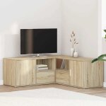 Prix bas - armoire dangle ch�ne sonoma 200x40x45 cm bois d?ing�nierie - armoire / meuble de rangement ...