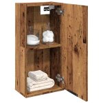 Prix bas - armoire de salle de bain - meuble de rangement - murale vieux bois 32x20x67 cm ?547332624242) ...