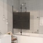 Prix bas - cabine de douche pliable esg 80x140 cm noir - porte / parois de douche @byj5866741