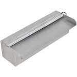 Prix bas - cascade d�cor - fontaine rectangulaire de piscine avec led inox 30 cm ?342849918652)