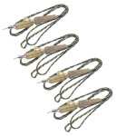 Bas de ligne leadcore pour carpes remplaables camo leadcore pour pche combinaison avec clip en caoutchouc. ...