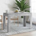 Prix bas - meuble sjour cuisine - table  manger seule - gris bton 120x60x76 cm bois dingnierie ?4764505868 ...