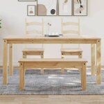 Prix bas - meuble sjour cuisine - table  manger seule - panama 160x80x75 cm bois massif de pin ?418971019829 ...