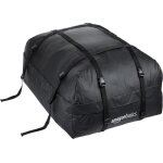 Coffre de toit souple - basics - noir - 425 l - imperméable - rangement compact Coffre de toit souple - basics - noir - 425 l - imperméable - rangement compact