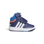 Basket adidas - enfant - blanc - lacets - textile