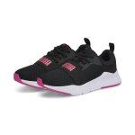 Baskets - ado fille - puma - wired run - noir et rose