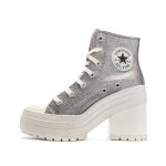 Baskets argents femme converse chuck 70 deluxe