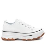 Baskets basses 172477 blanches