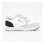 Baskets basses semelle paisse lacets avec vagues enfant lee cooper