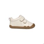 Baskets b�b� - geox - steppieup - beige - cuir - scratch