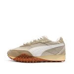 Baskets beige / blanc gar�on puma rider washed