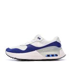 Baskets blanc / bleu homme nike air max systm