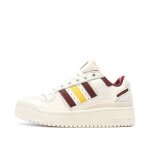 Baskets blanc / bordeaux femme adidas forum bold stripes