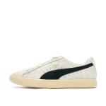 Baskets blanches / noires homme puma clyde teasel
