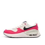 Baskets blanc / rose femme nike air max systm