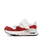 Baskets blanc / rouge garon nike nike air max systm