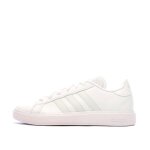 Baskets blanc / vert femme adidas grand court base 2. 0