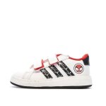 Baskets blanches b�b� adidas grand court spider - man