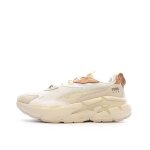 Baskets blanches / beiges femme puma spina
