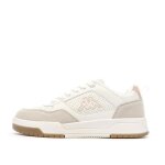 Baskets blanches / beiges / roses femme kappa manisw