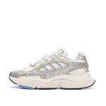 Baskets blanches / bleu fille adidas ozmillen
