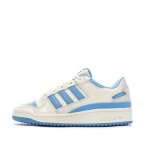 Baskets blanches / bleu homme adidas forum