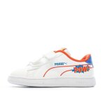 Baskets blanche / bleu / rouge garon puma iinf smash comics
