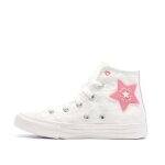Baskets blanches fille converse chuck taylor all star sparkle