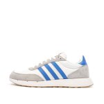 Baskets blanches / gris / bleu homme adidas run 60s