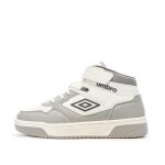 Baskets blanches / gris gar�on umbro olly