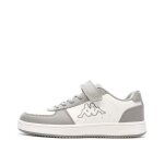 Baskets blanches / grises gar�on kappa malone