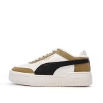 Baskets blanches / marron gar�on puma muted