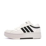 Baskets blanches / noires femme adidas hoops 3. 0