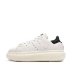 Baskets blanches / noires femme adidas stan smith pf w